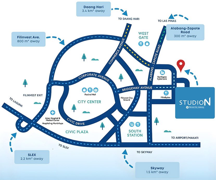 Studio N Condo in Filinvest City Alabang by Filinvest Land