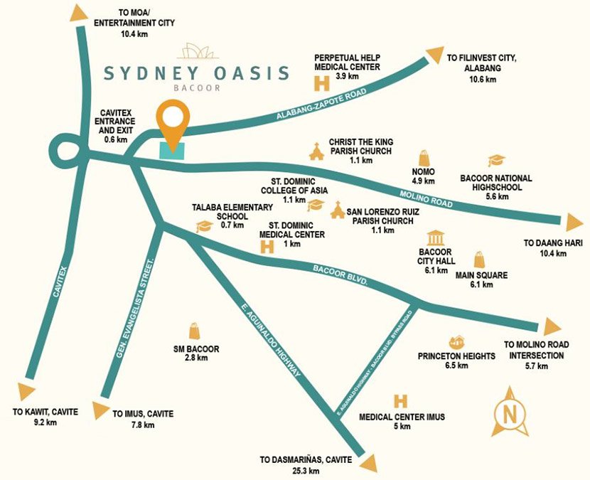 Sydney Oasis Condo in Bacoor Cavite by Filinvest Land